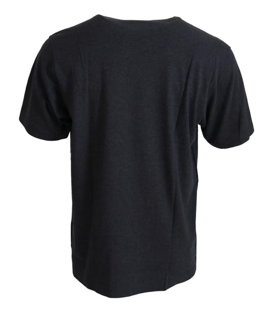 Dolce & Gabbana Grijze Crewneck Katoenen Korte Mouwen Heren T-shirt - Image 3