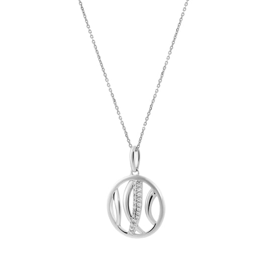 Orphelia Dames 925 Sterling Zilver Ketting met Hanger - Zilver ZH-4768 - Image 1