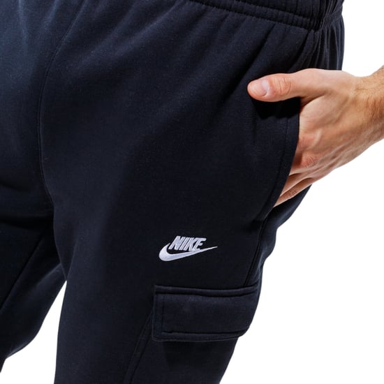 Nike CD3129 Sportswear Club Fleece Men's Cargo Joggers Black