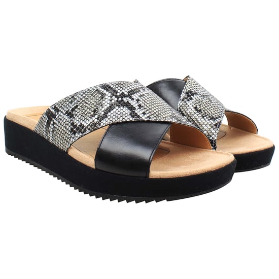 Vionic Hayden Snake Dames Zwarte Sandalen - Image 4