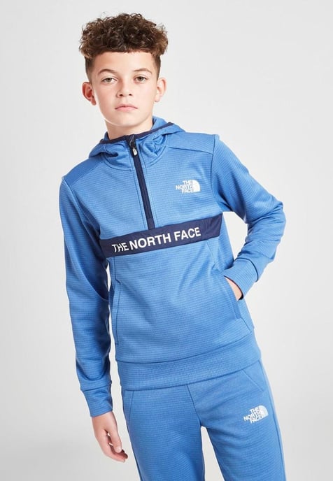 The North Face Amphere Hoodie met 1/4 rits Junior in FDR blauw - Image 1