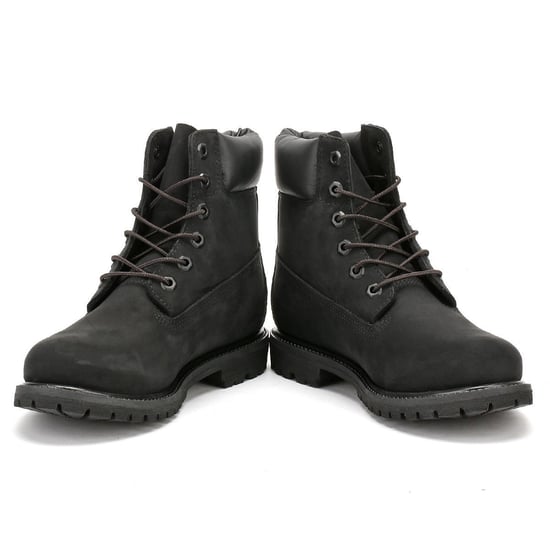 Timberland Dames 6 Inch Premium Zwart Nubuck Leren Laarzen - Image 5