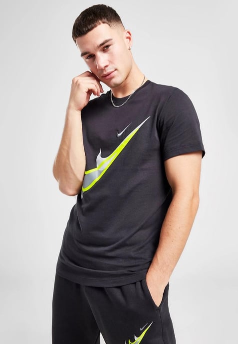 Nike Sportswear Standard Issue Moto T Shirt in Black