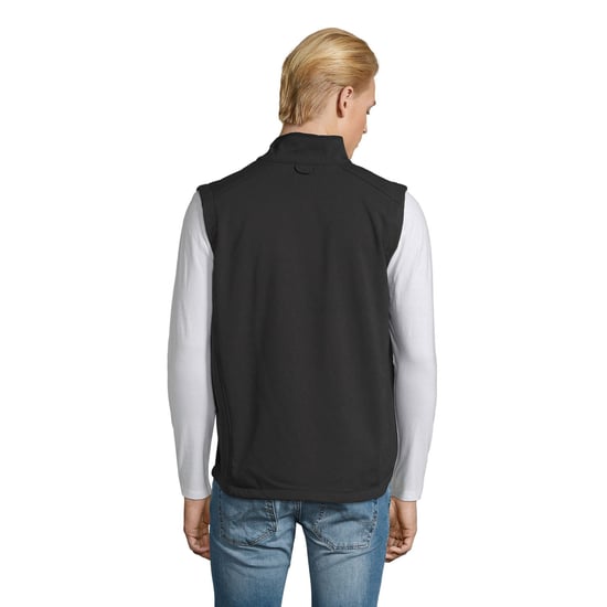 SOLS Heren Rallye Softshell Mouwloos Gilet (Zwart) - Image 2