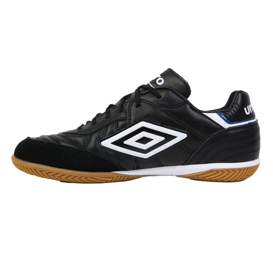 Umbro Heren Speciali Eternal Team Nt Leather Trainers (Zwart/Wit/Loyaal Blauw) - Image 3