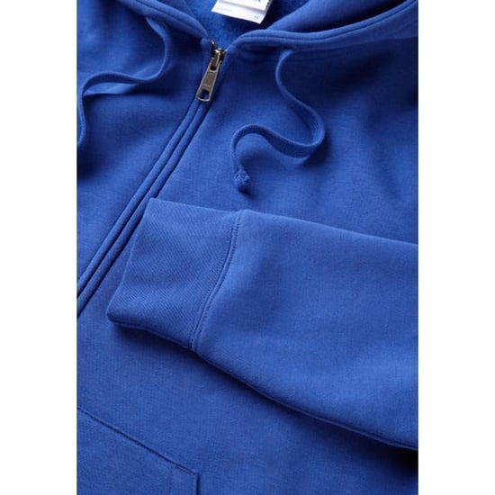 Russell Heren Authentieke Sweatshirt met volledige ritssluiting / Hoodie (Helder Koninklijk) - Image 4
