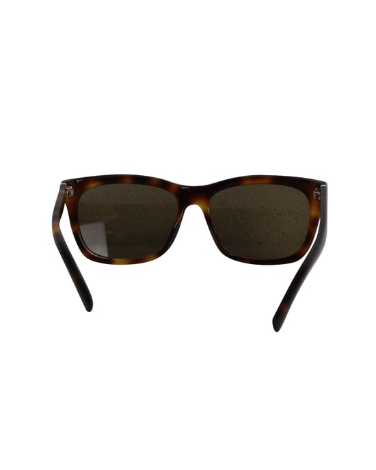 Gucci GG0449S Heren Rechthoekige Schildpad Montuur Zonnebril in Bruin Acetaat - Image 4