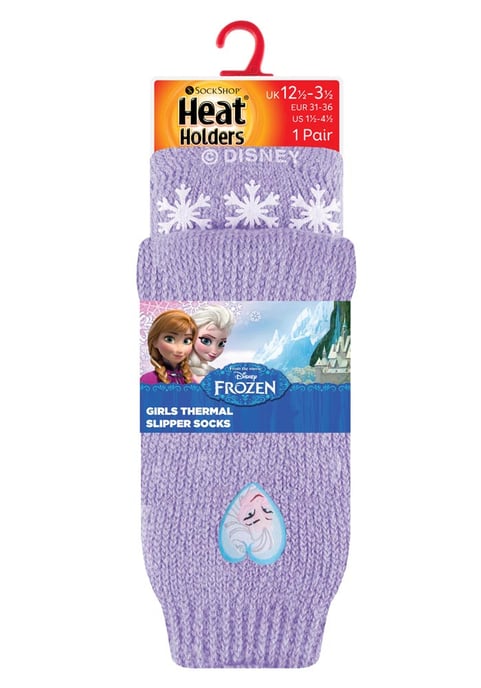 Heat Holders Karakter thermo pantoffelsokken voor kinderen - Bevroren Prinses - Image 2