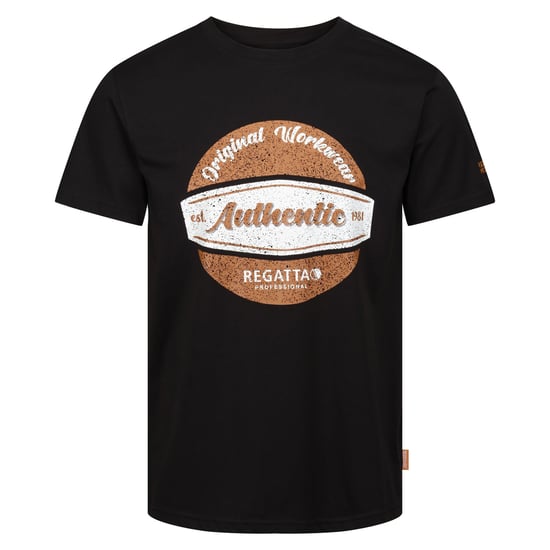 Regatta Mens Original Cotton T-Shirt (Black)