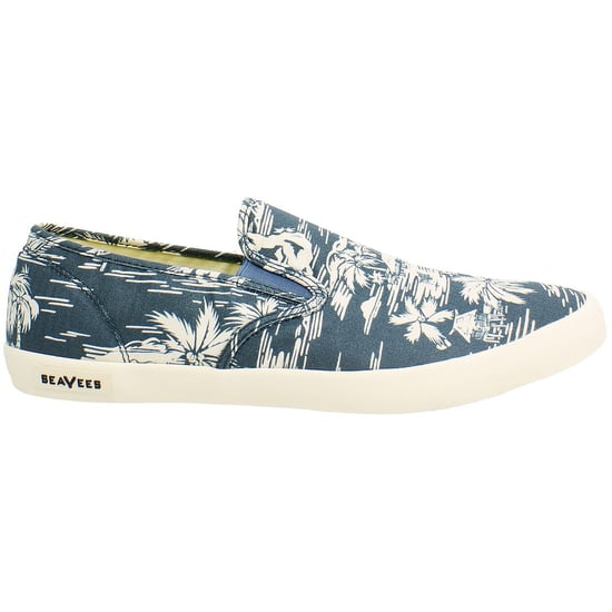 Seavees Baja Beachcomber Herenschoenen Navy Plimsolls - Image 1