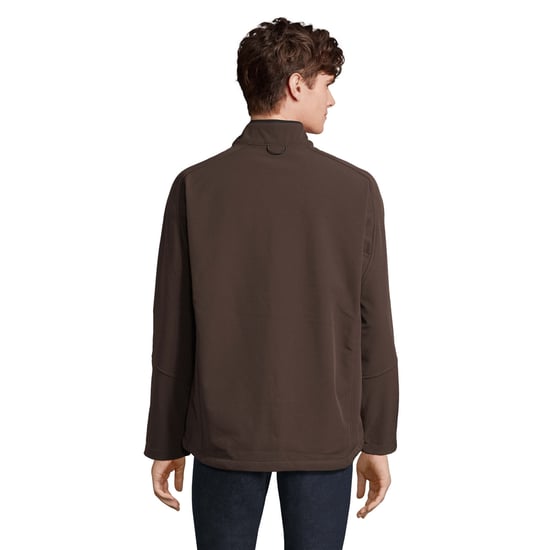 SOLS Heren Relax Soft Shell Jas (Donkere chocolade) - Image 2
