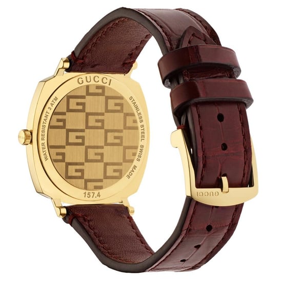 Gucci YA157405 GRIP Gold Unisex Watch