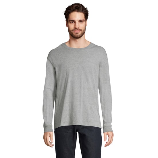 SOLS Unisex Adult Pioneer Melange T-shirt met lange mouwen (Grijze Melange) - Image 1