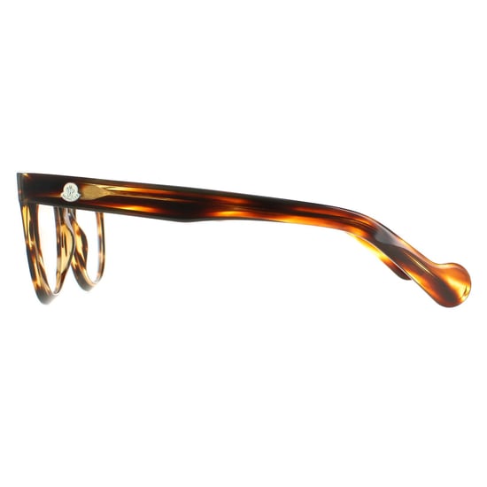 Moncler Round Unisex Shiny Light Brown Glasses