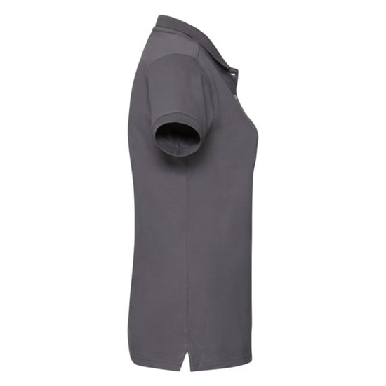 Russell Dames/Dames Stretch Fitted Poloshirt (Convoy Grijs Effen) - Image 3