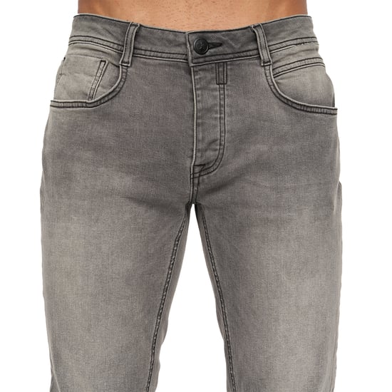 Crosshatch Heren Malcolm Slim Jeans (Lichtgrijze wassing) - Image 3