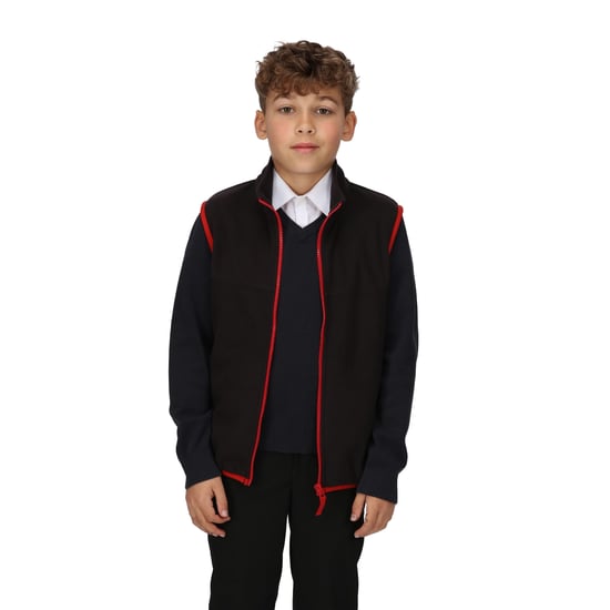 Regatta Childrens/Kids Microfleece Body Warmer (Black)