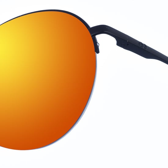 Maxy women's oval-shaped metal sunglasses