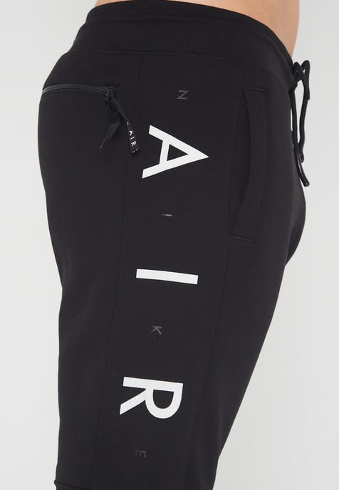 Nike Air Heren Zip Through Trainingspak Set Zwart - Image 6