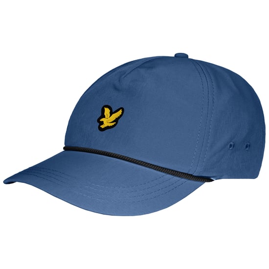 Lyle & Scott verstelbare blauwe golfpet met grafisch logo HE1600G W329 - Image 1