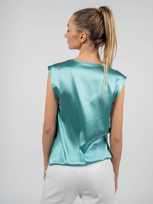 Pinko Top Fascinoso Vrouw turkoois - Image 4