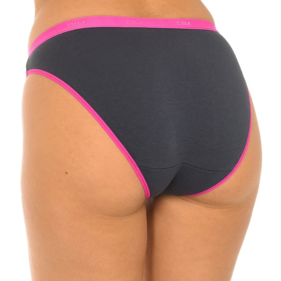 Pack-3 Les Pockets panties elastic fabric D4H00 woman