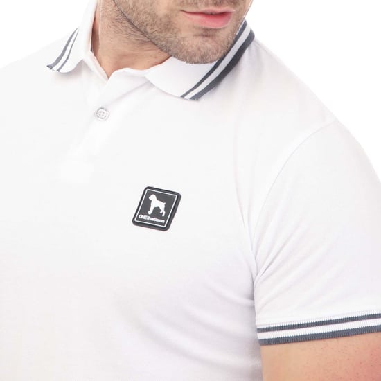 Herenpoloshirt One True Saxon Dixon in Wit - Image 3