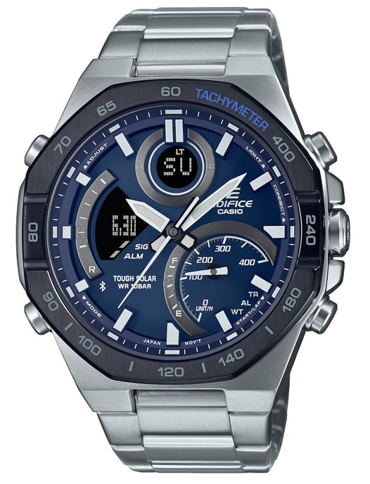 Casio Edifice Heren Zilveren Horloge ECB-950DB-2AEF - Image 1