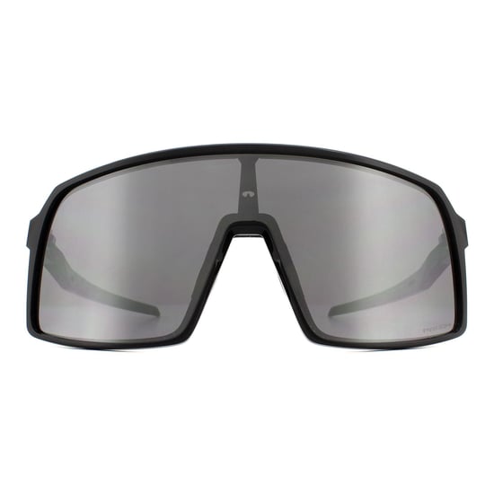 Oakley Rectangle Mens Polished Black Prizm Black Sunglasses