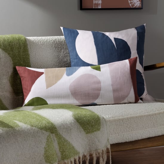 Hoem Meta Abstract Feather Filled Cushion
