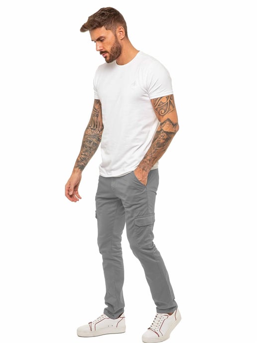 Enzo heren Cargo Combat Chino - Image 4