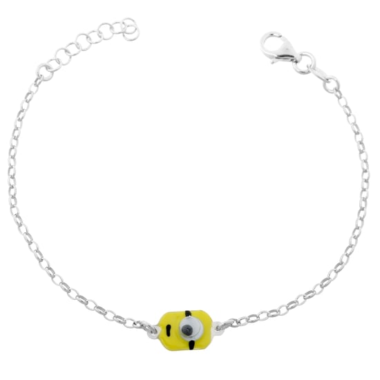 Orphelia 'Minion' Kinder 925 Zilveren Set: Ketting-Hanger + Armband - Zilver SET-7135/1 - Image 2