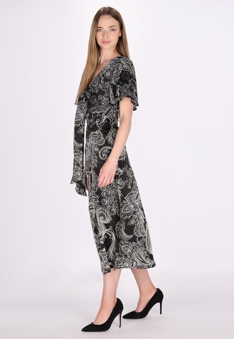 Dreimaster Jurk Dames zwart wit - Image 3
