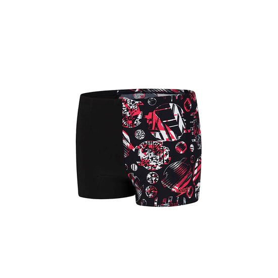 Speedo Glitchamp All Over One Leg Stretch Boys Swim Shorts Briefs 8 33162D834