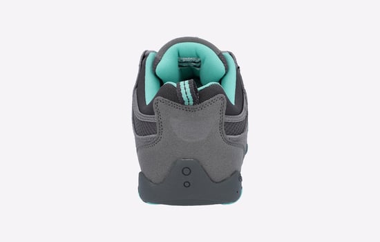 Hi-Tec Quadra II Suede Wandelschoenen Voor Dames In Grijs/Mint - Image 3