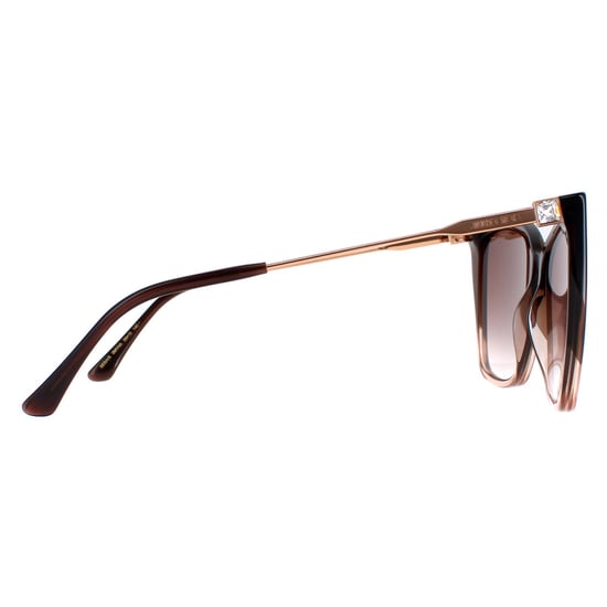Jimmy Choo Seba/S 0MY/HA bruin gearceerde beige zonnebril met kleurverloop - Image 4