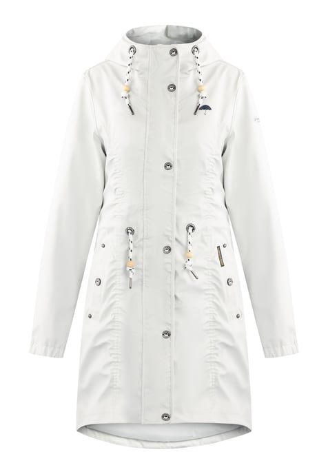 Schmuddelwedda Mackintosh bridgeport Dames Grijs wit-280 - Image 1