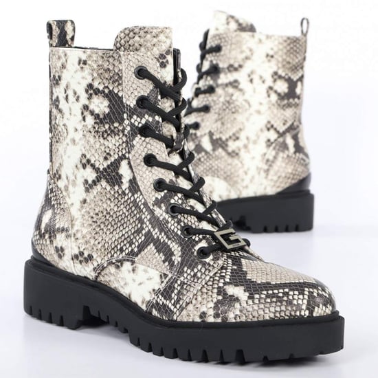 Guess dames enkellaarsjes van Anfibio met krokodillenprint - Image 2