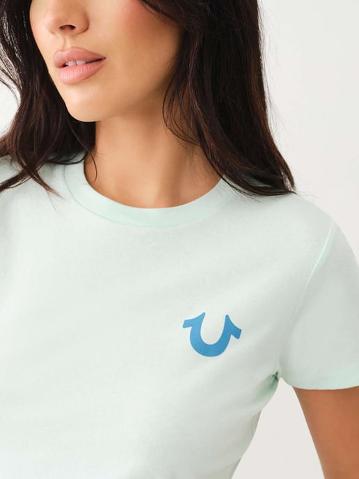 Buddha Puff Tee in Glacier