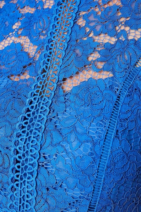 Lace Fit And Flare Midi Dress - Image 5