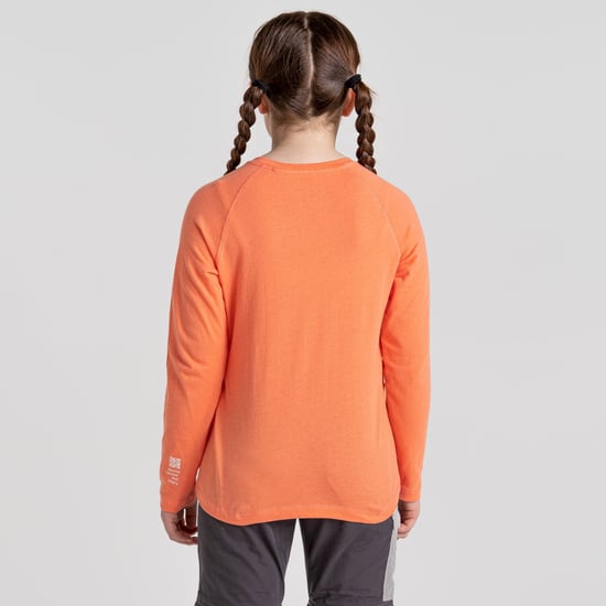 Bates LS T-Shirt Fusion Coral Bubble