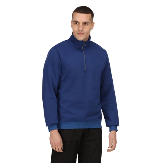 Regatta Mens Pro Quarter Zip Sweatshirt (New Royal)