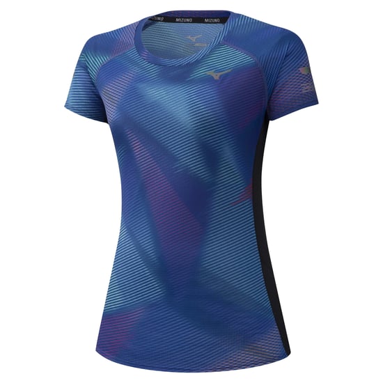 Mizuno Aero Womens Blue T-Shirt