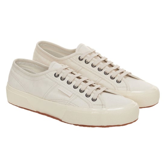 Superga Volwassen unisex 2750 Herringbone Trainers (Beige Raw/Off White) - Image 3