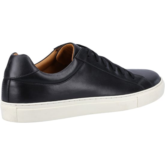 Hush Puppies Colton Leer Heren Zwart Trainers - Image 2