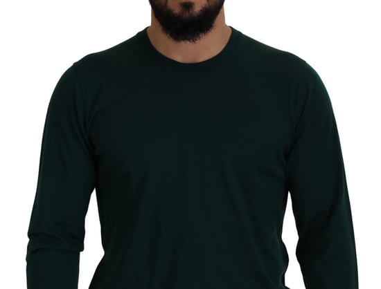 Dolce & Gabbana Groene Kasjmier Rundhals Trui Voor Heren - Image 4