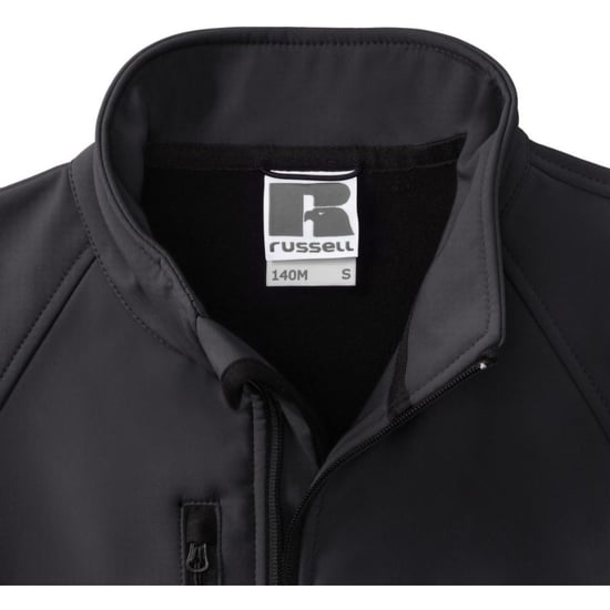Russell Heren waterbestendig & winddicht Softshell-jasje (Zwart) - Image 4