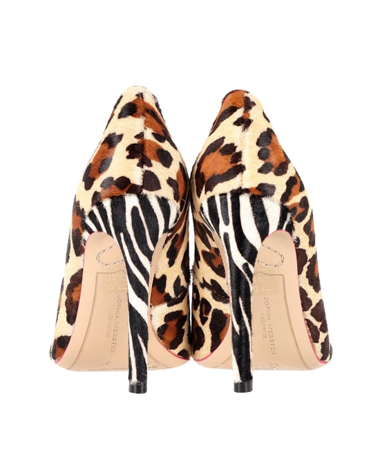 Sophia Webster Rio Pumps In Animal Print Ponyhair - Image 6