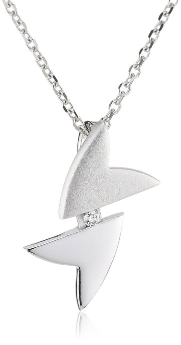 Orphelia Women's 925 Sterling Silver Chain with Pendant - Silver ZH-4639