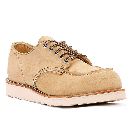 Red Wing Schoenen Winkel Moc Oxford 8092 Heren Beige Hawthorne Prairie Schoenen - Image 2